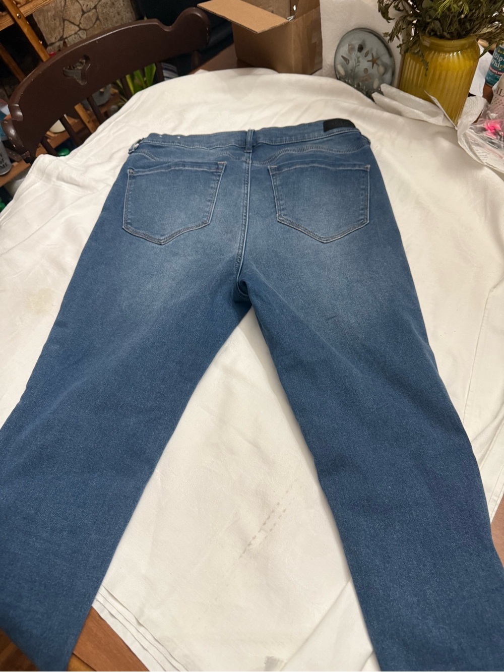 Nicole Miller Jeans Womens 12 Blue SOHO High Rise Ankle Skinny Denim - Picture 2 of 6